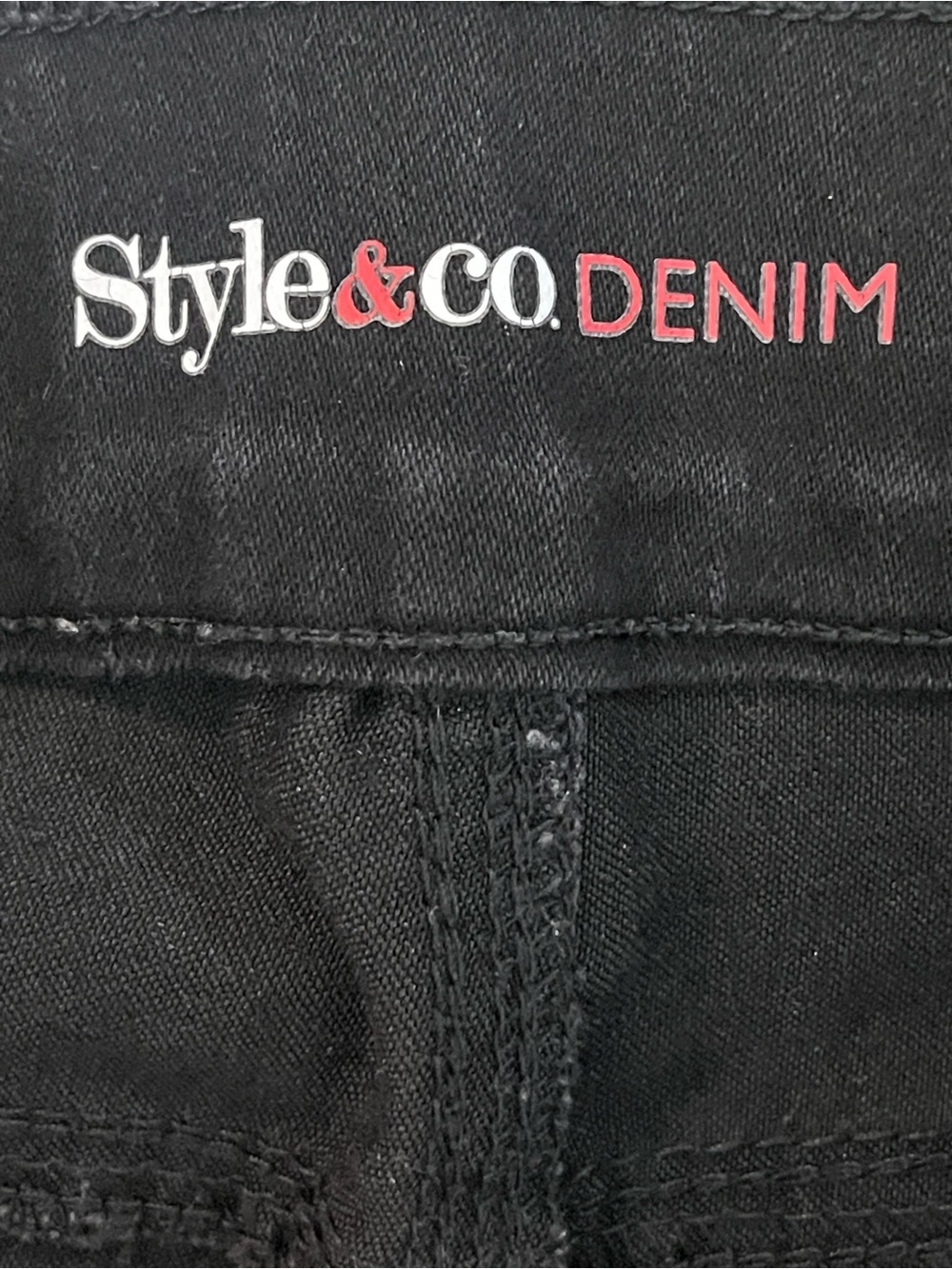 Style & Co Denim Straight Leg Stretch Pull On Jeans Small - Picture 2 of 7